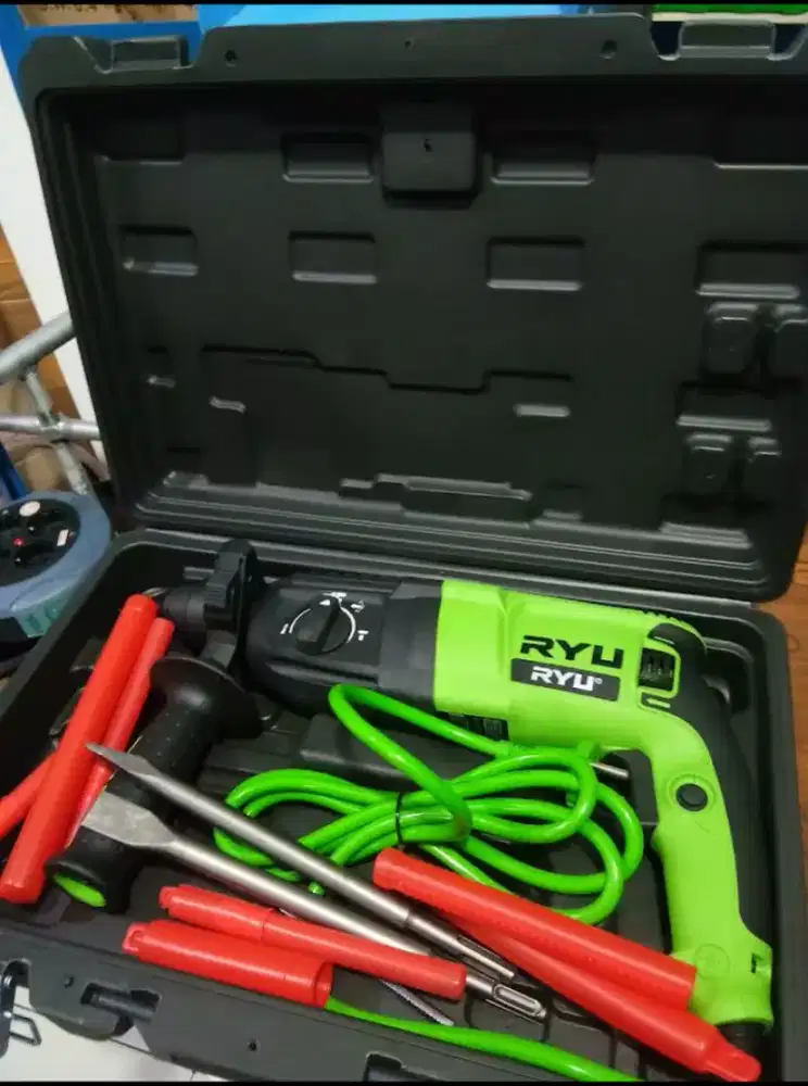 (rumah teknik jogja) mesin hammer drill ryu 26 mm
