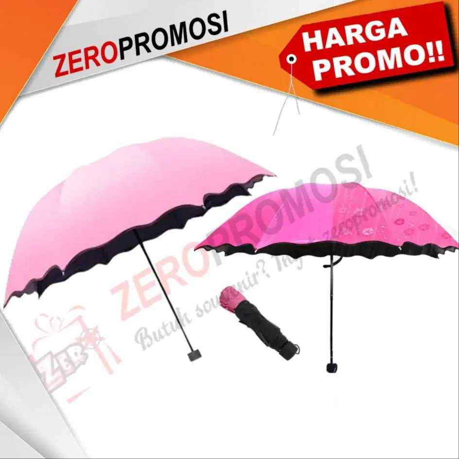 Souvenir Payung Lipat 3 Terbaru - Payung Bunglon Promosi