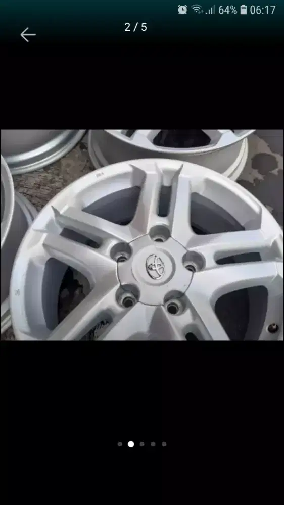 Velg toyota land cruiser ring 20 ASLI ORIGINAL