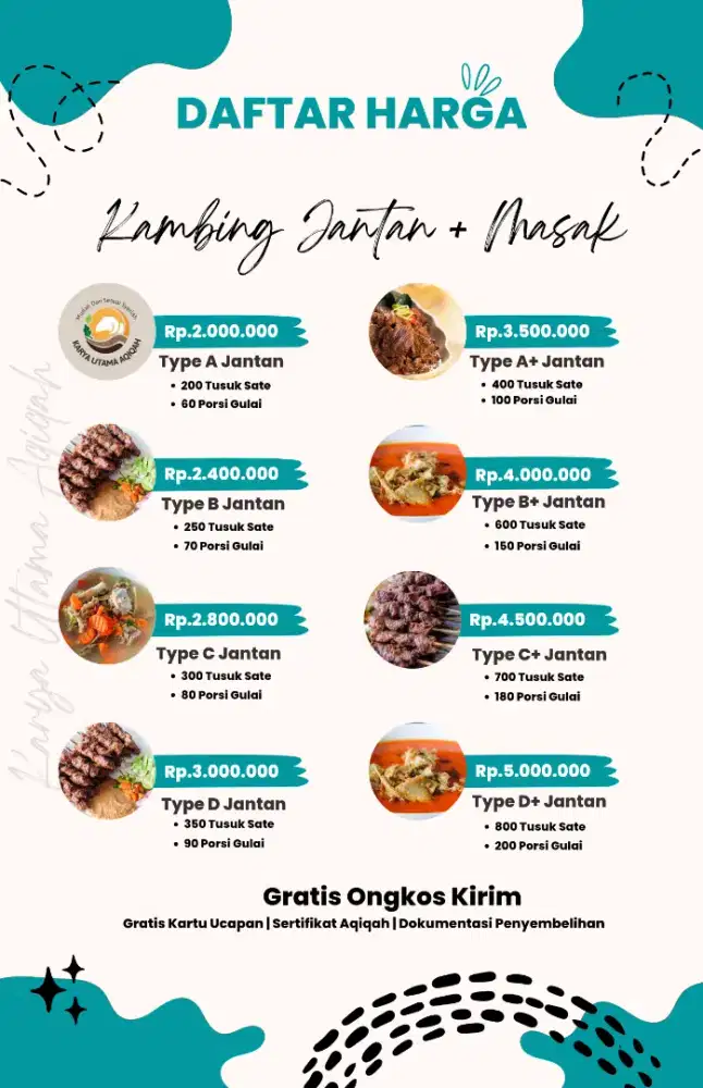 Paket Kambing Aqiqah