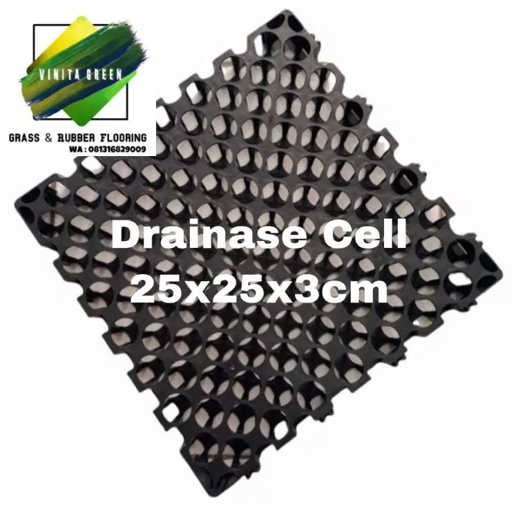 Drainase Cell Rumput Sintetis 25x25x3cm Per M2