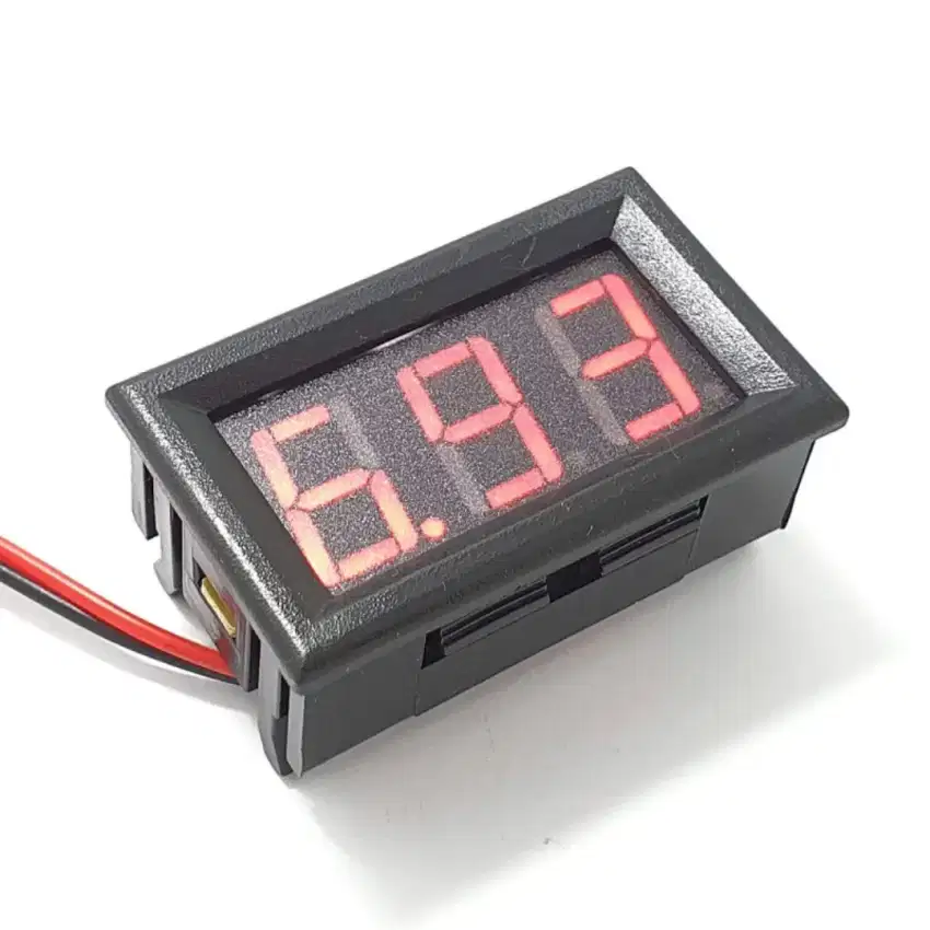 voltmeter DC 12v alat pengukur aki besar
