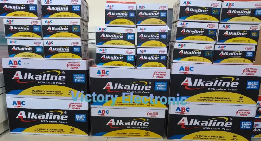 1 Kotak (12 pak) Baterai ABC Alkaline AA 4+2 6 pcs