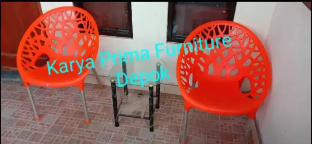 Kursi teras, kursi santai plus meja kuat dan awet,  625rb free ongkir