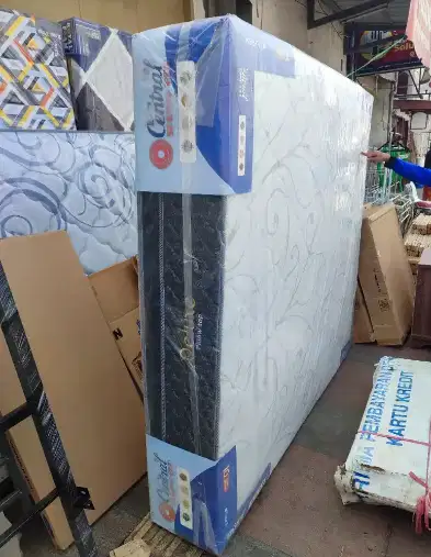 SPRINGBED CENTRAL DELUXE PILLOWTOP TEBAL 30 CM GARANSI 10 THN