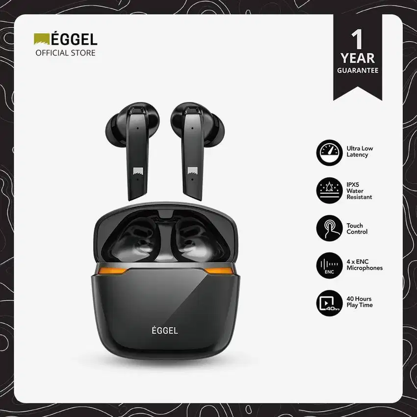 Eggel CyberBuds TWS Bluetooth Earphone Microphone