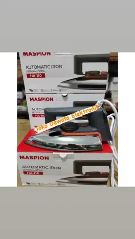 Setrika maspion cepat panas & anti lengket garansi resmi 1tahun