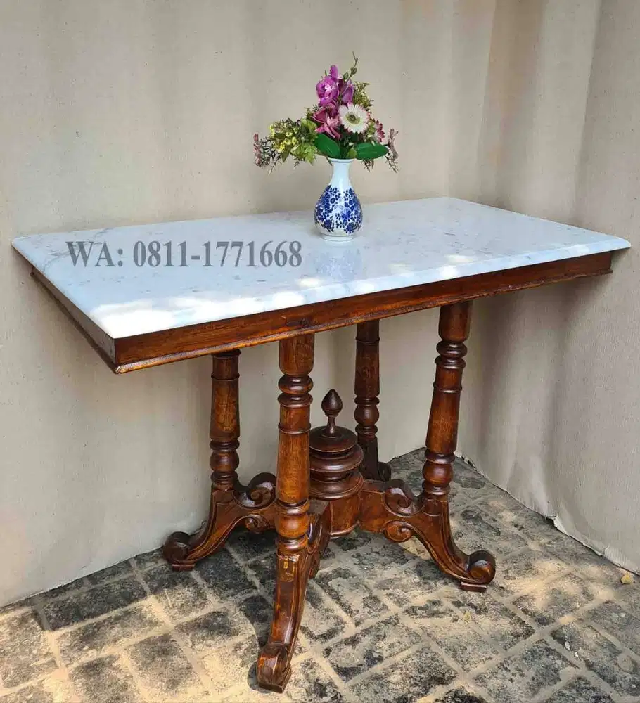 Meja konsul marmer 60x120 cm