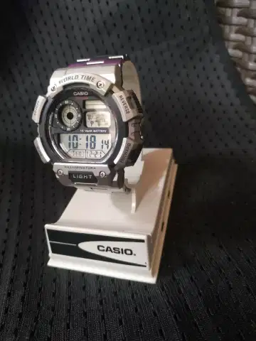 Casio ae1400wh hot sale