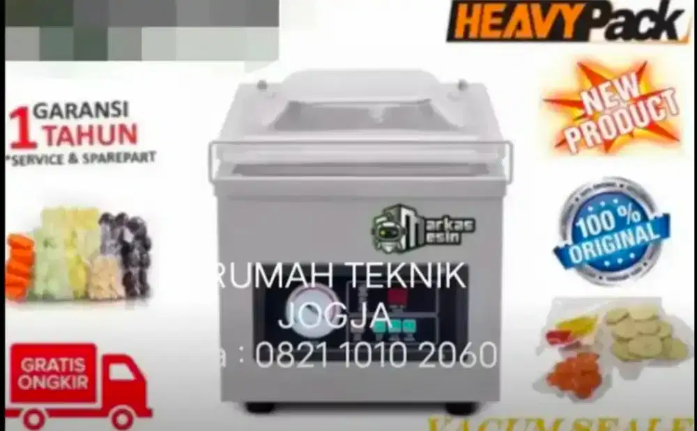 (RUMAH TEKNIK JOGJA)Vakum sealer DZ  Heavy pack bergaransi 1tahun