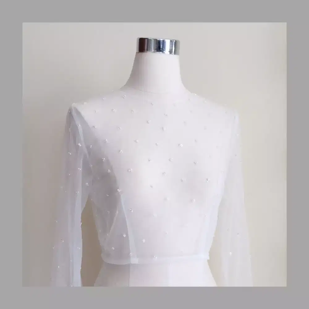 Polkadot Bolero Wedding (Bolero Gaun Pengantin)