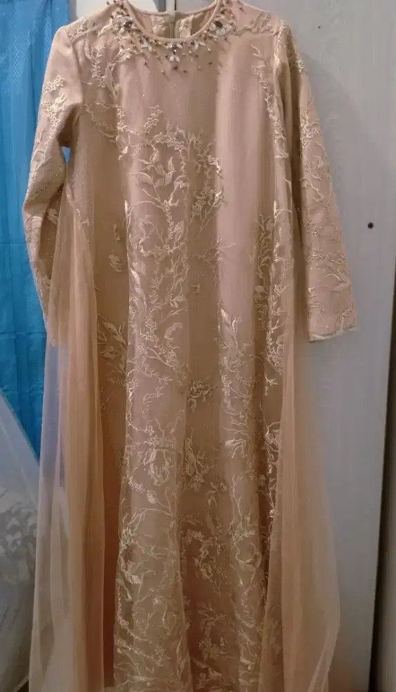 Gloria dress peach