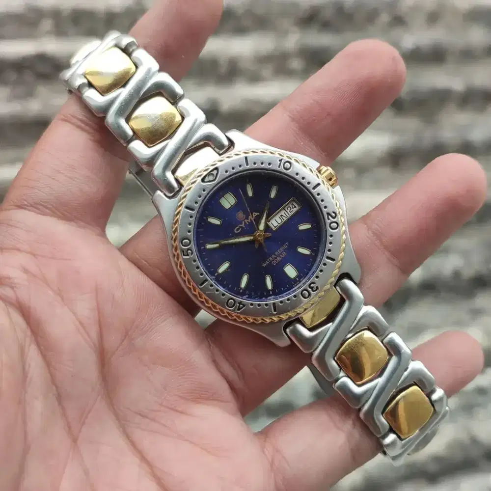 Cyma Blue Dial Quartz