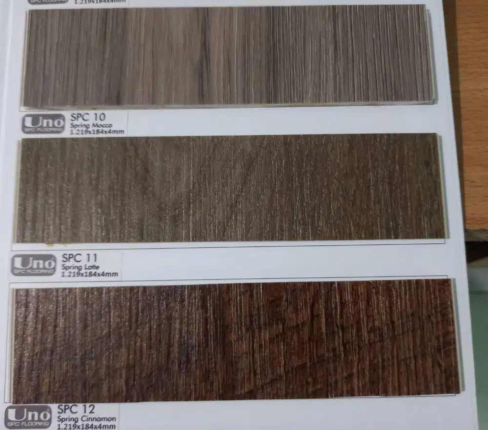 Spring Series adalah seri SPC Flooring UNO + JASA PASANG HARGA BEDA