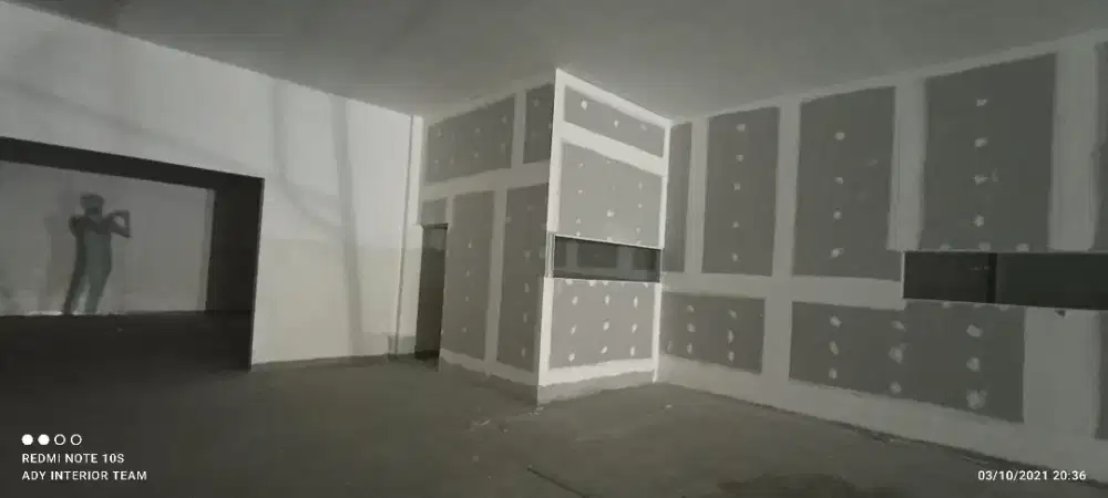 Partisi Gypsum untuk Sekat Kantor dan Ruang Konten Kreator