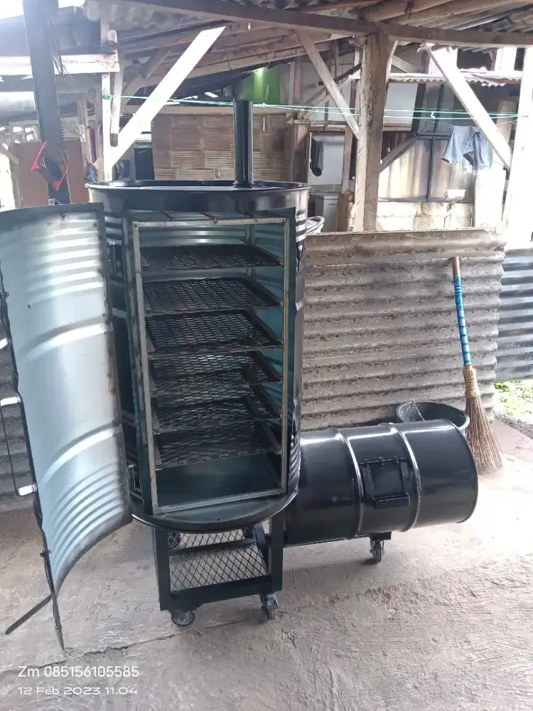 Pitsmoker smoke bbq barbeque oven asap seii Alat pengasapan panggang