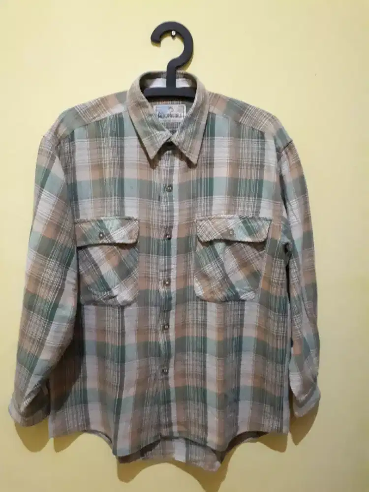 Kemeja Flannel Merek Aeropostale