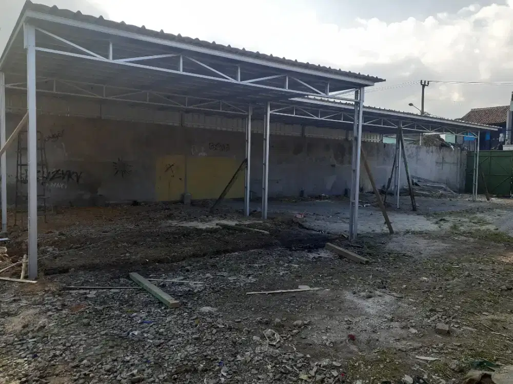 Borongan pemasangan kanopi Dan Atap Rumah (Baja Ringan)