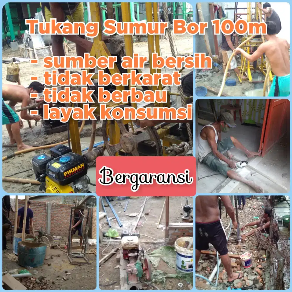 Jasa pembuatan sumur bor 100m