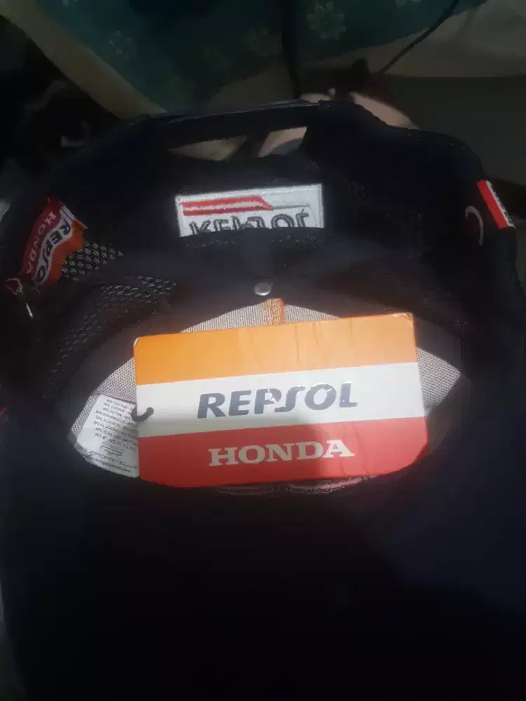 Topi peci apparel motogp ori mcd souvenir repsol honda suvenir