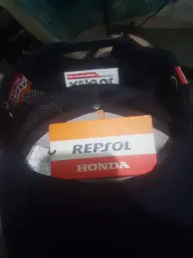 Topi peci apparel motogp ori mcd souvenir repsol honda suvenir