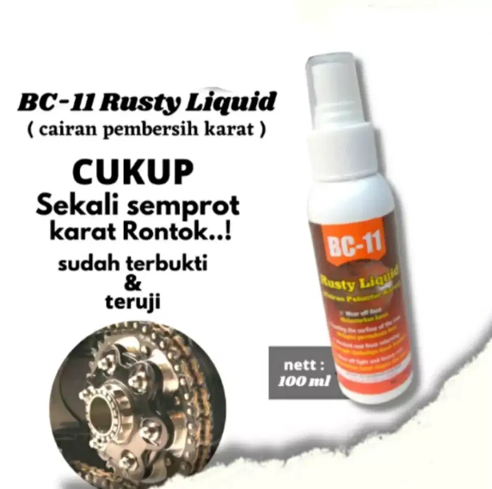 CAIRAN PEMBERSIH KARAT BESI STENLIS RUSTY LIQUID