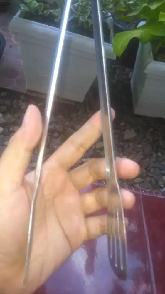 Penjepit jepitan capitan makanan gorengan berbentuk sendok penjempitan