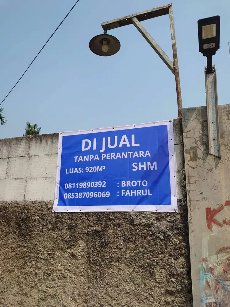 Turun Harga : Jual Tanah bonus Rumah dan Kandang Kambing