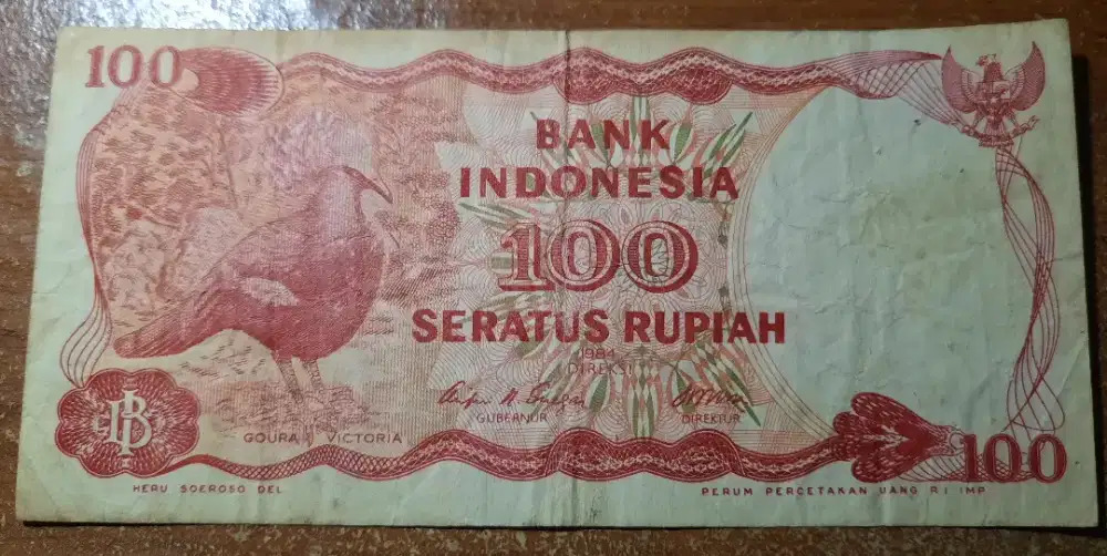Uang kertas Rp. 100