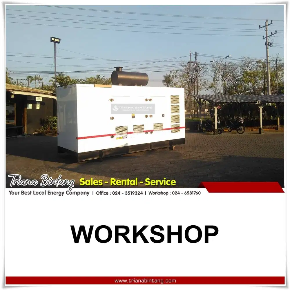 Genset Deutz 500 kVA Open Silent Diesel