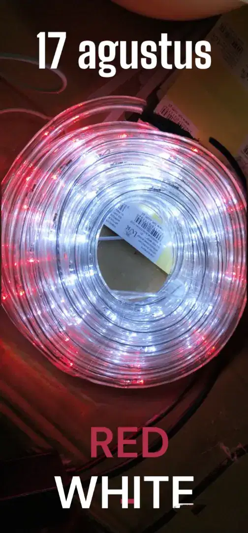 LAMPU LED STRIP MERAH PUTIH 10M