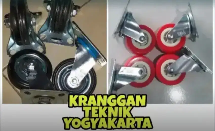 (KRANGGAN TEKNIK)aneka roda trolley roda troli roda gerobak terlengkap