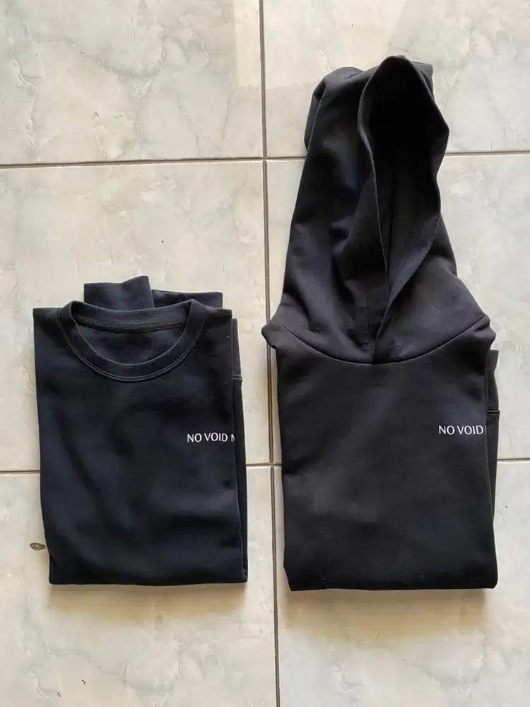 Borongan Bundling Sweater dan Hoodie ORIGINAL No Void Minds size L