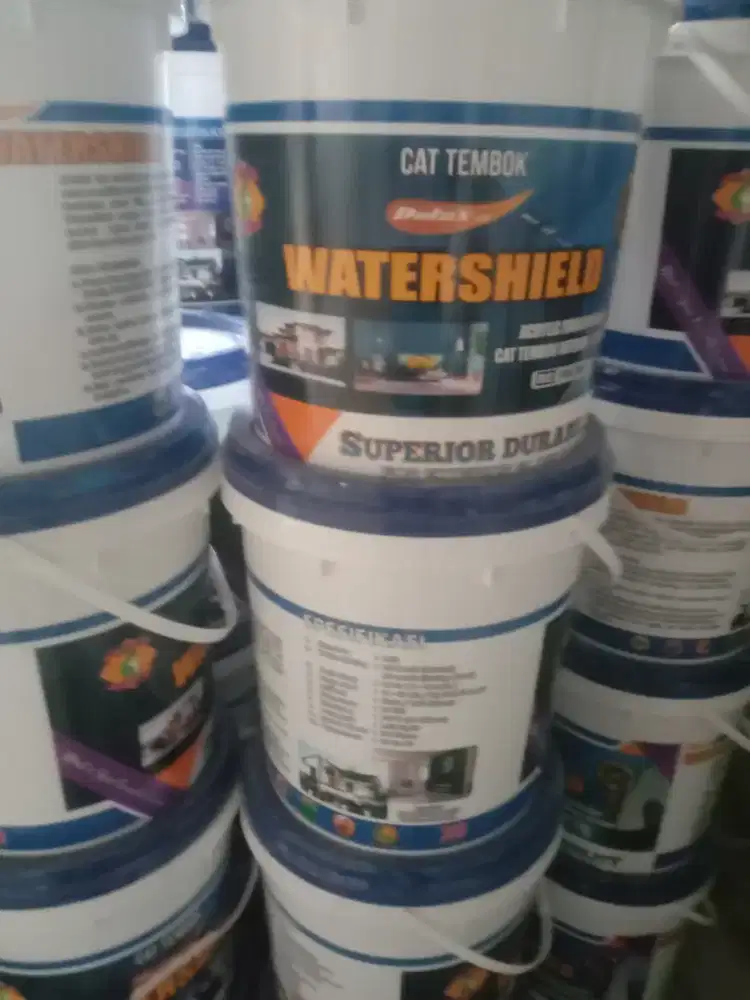 Cat tembok Watershiled pesan antar anti pudar