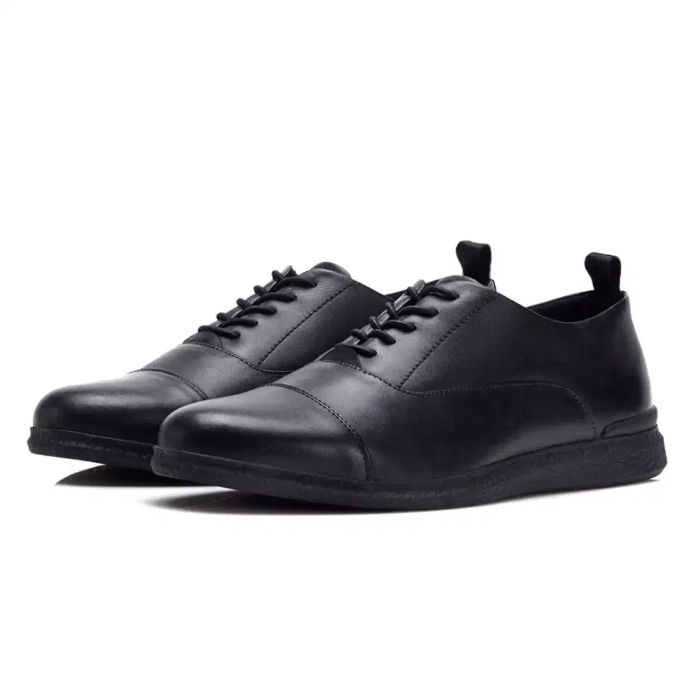 Sepatu Kulit Formal Kenzio Oxford 3.0 Black TotoSuryo x Kenzio