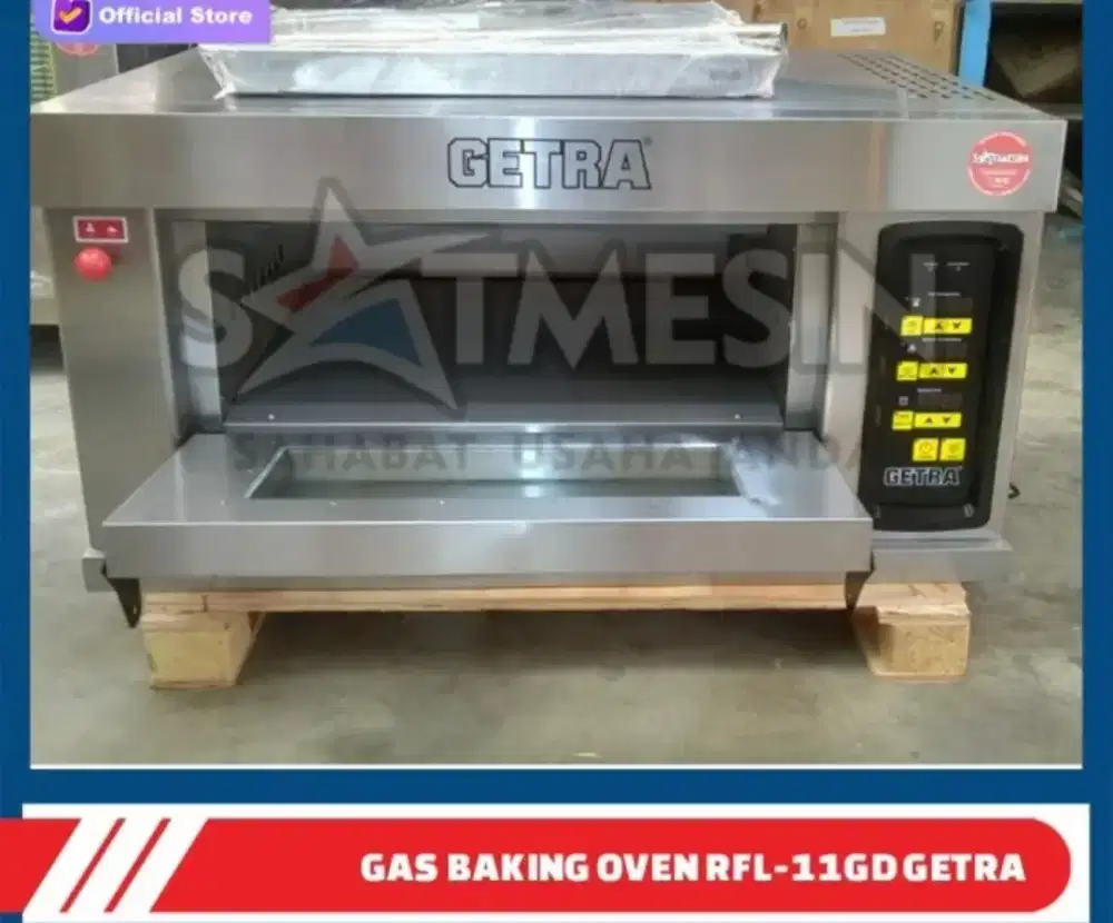 Gas baking oven RFL-11GD getra otomatis pemanggang roti, kue rfl-11gd