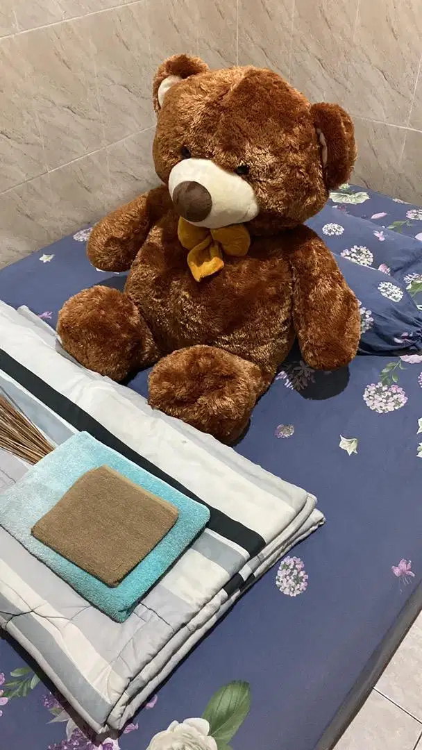 Boneka Teddy Bear Warna Coklat Size Jumbo (1 pcs only)