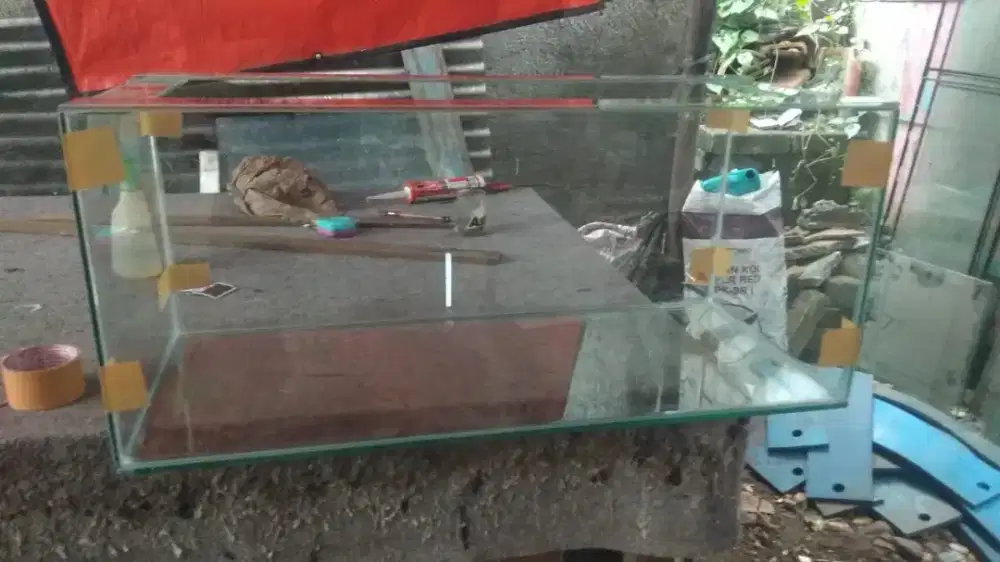 Aquarium 80×35×35 kaca 5mili