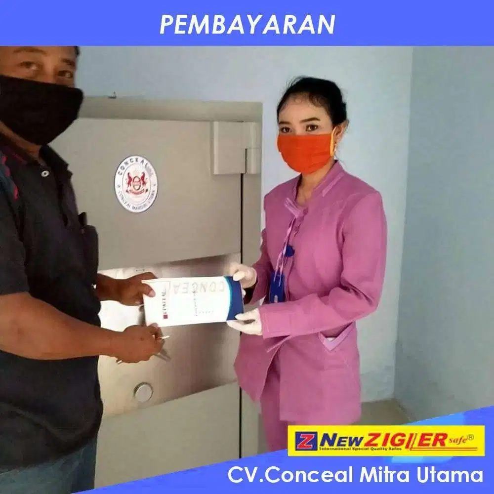 New Lemari besi Brankas Tahan Api Zigler Safe size IB Tinggi 54 cm