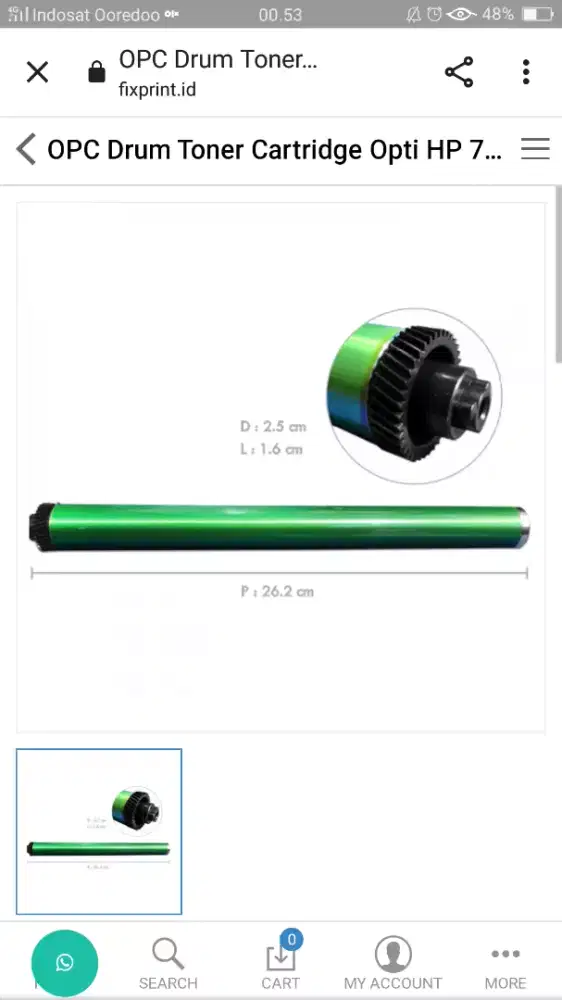 Opc drum cartridge HP 85A