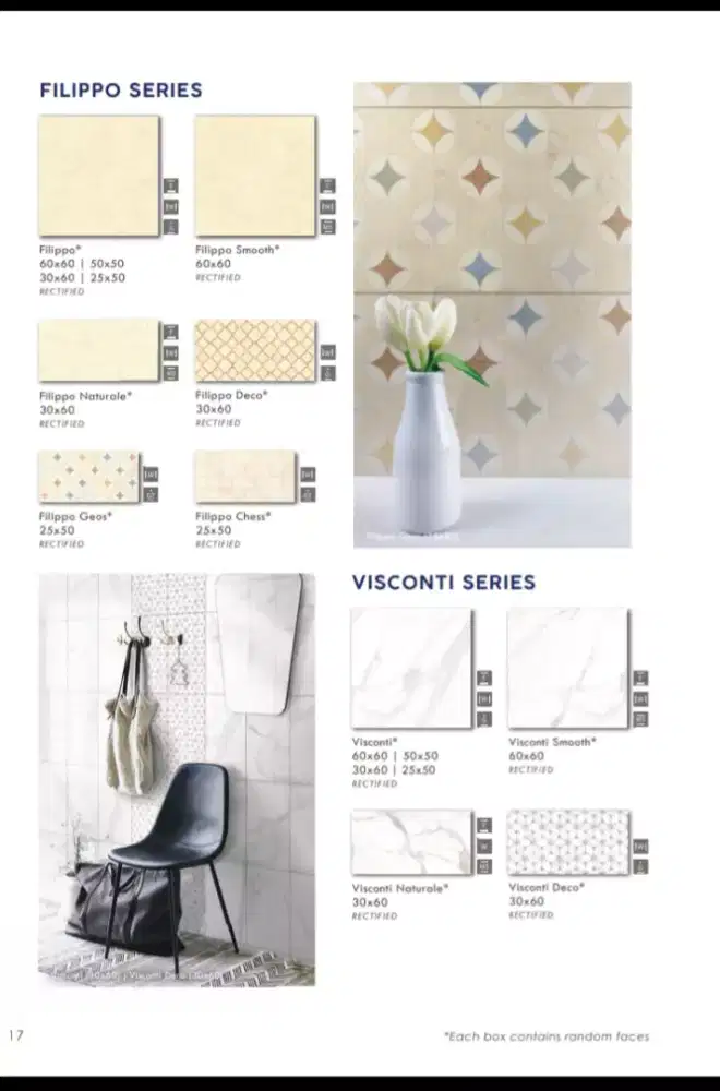 KERAMIK CUTTING 60x60, 50x50, 25x50 ,30x60 HABITAT by MILAN