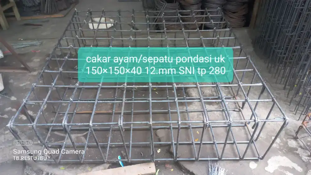 besi cakar ayam pondasi uk 100×100