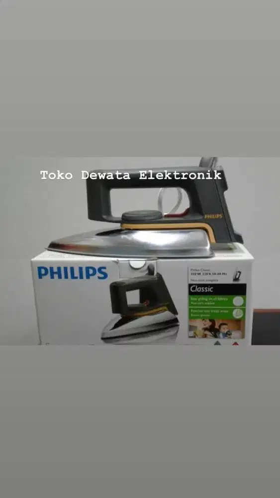 Setrika Philips garansi resmi 2tahun