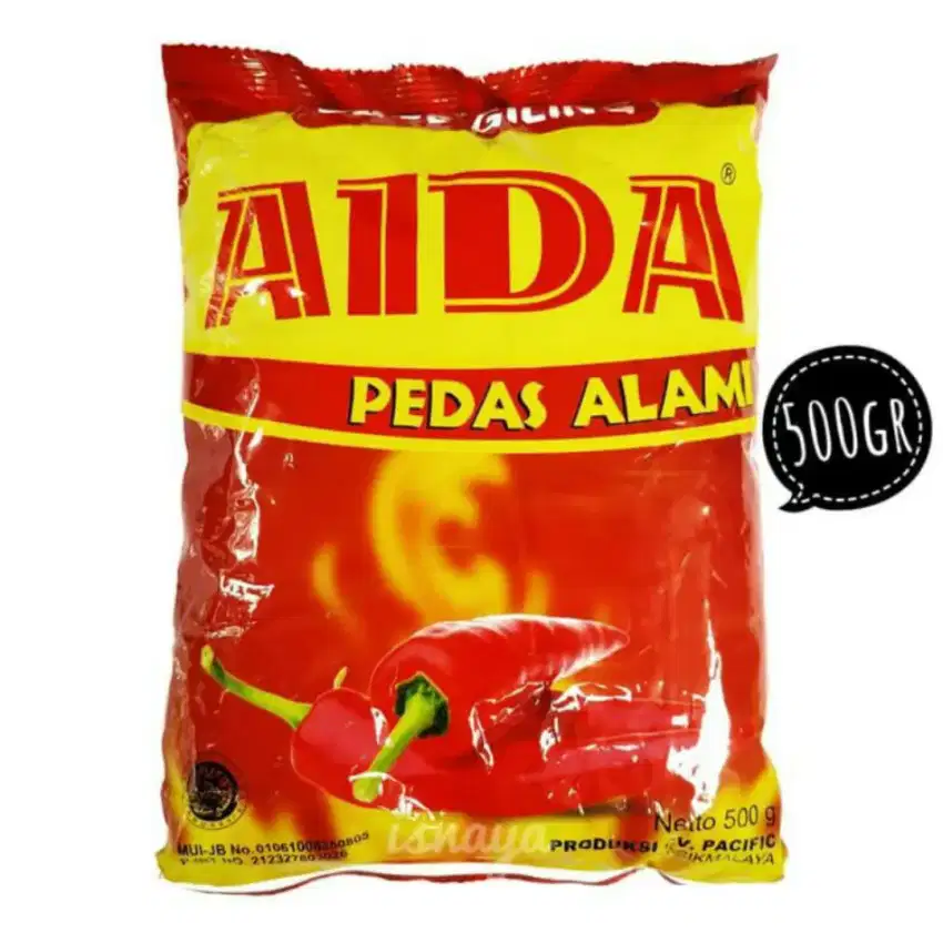 Cabe Bubuk AIDA 500gr / Cabe Pedas / Cabe Giling