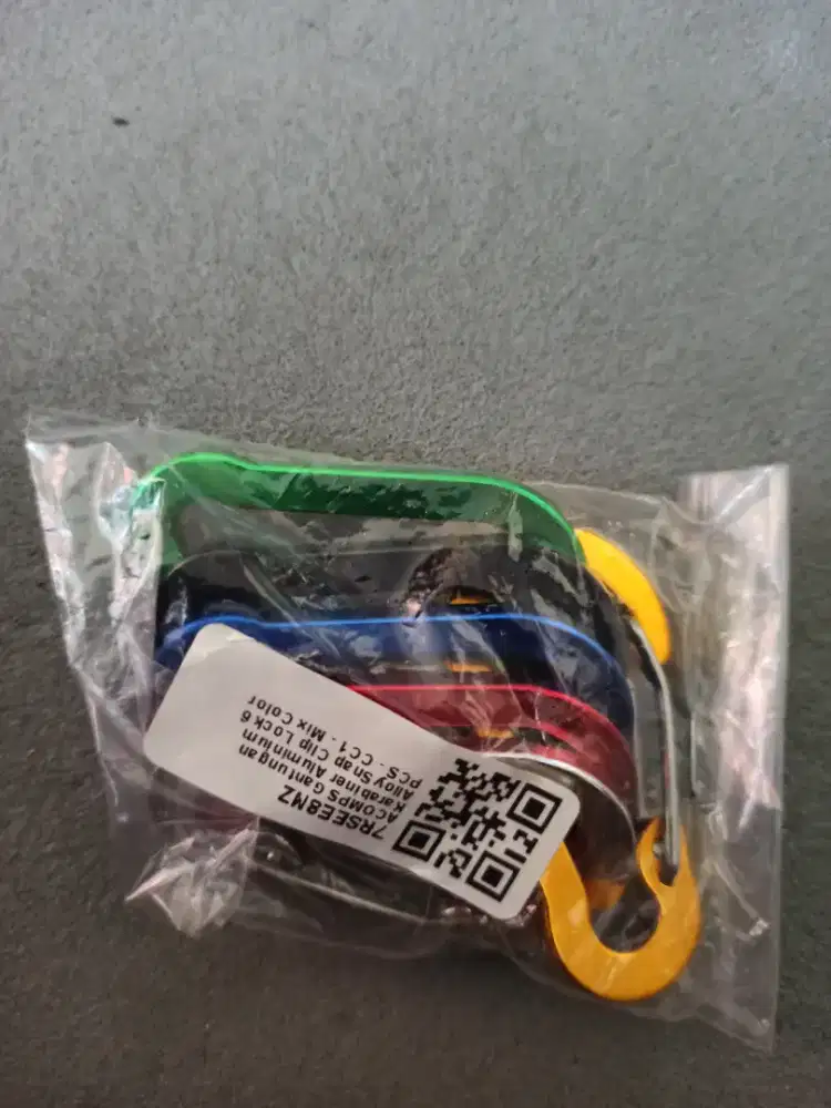 Karabiner aluminium model gantungan