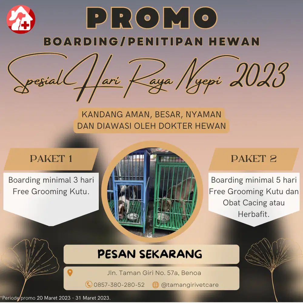 PENITIPAN HEWAN ANJING DAN KUCING DOKTER HEWAN VAKSIN