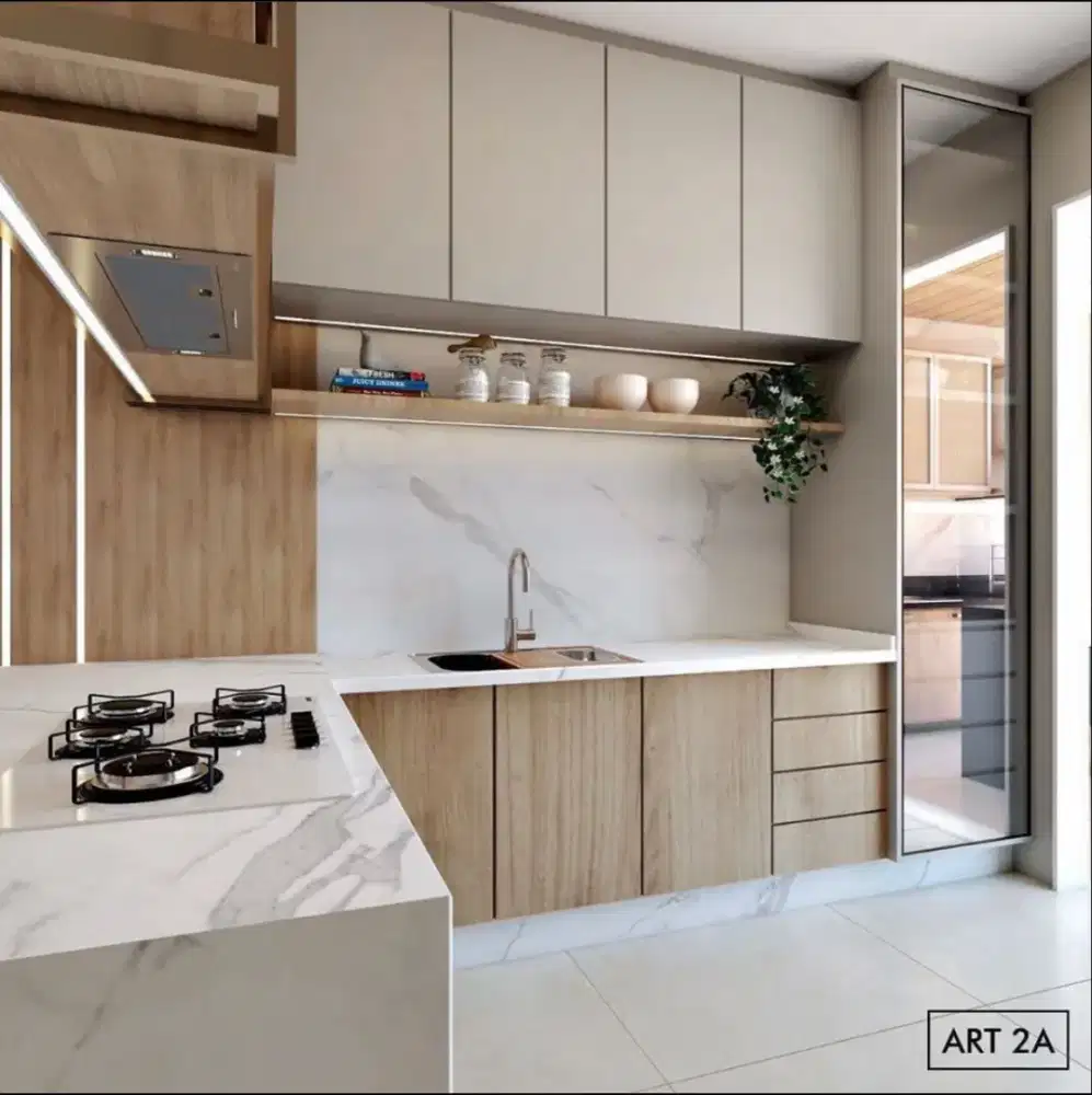 KITCHEN SET MINIMALIS COSTUM TERBARU