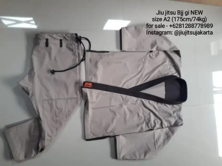 Jiu jitsu Bjj gi martial art bela diri Jiujitsu Jujitsu uniform mocca