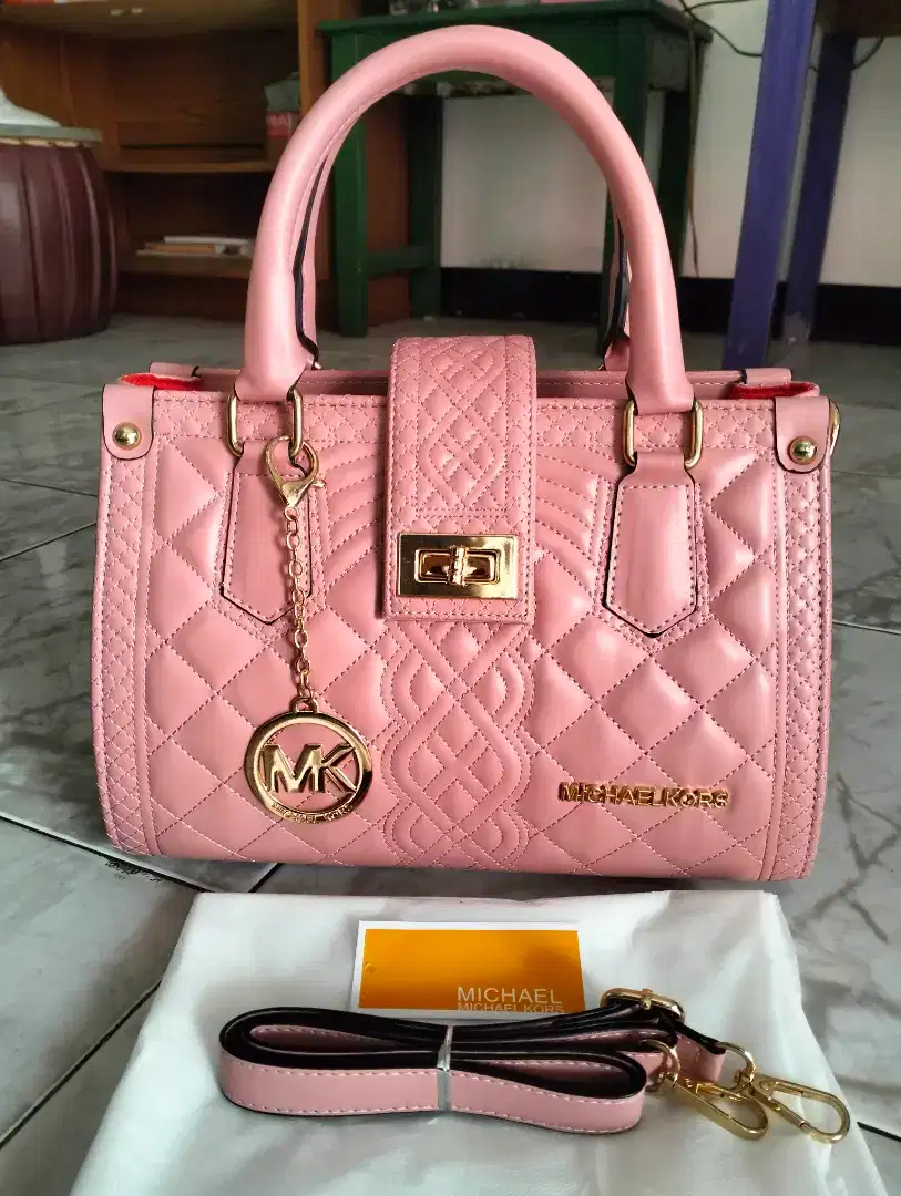 Tas Wanita Mewah Impor Tas Pesta Kondangan Sling Bag Tas SelempangPINK