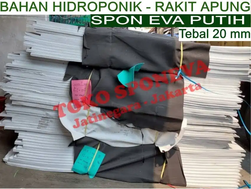 Bahan HIDROPONIK RAKIT APUNG - SPON EVA